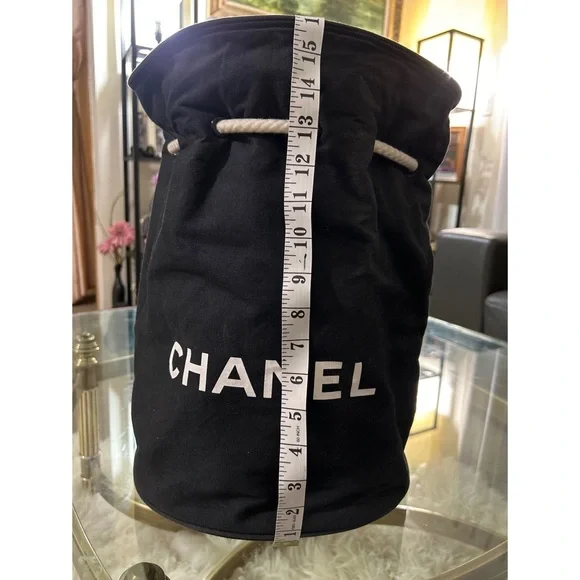 Chanel Canvas Drawstring Bucket Bag - Picture 15 of 15